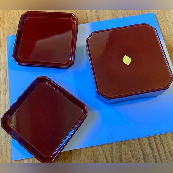 VTG OMC Japanese Coaster Set - Picture 2 of 5